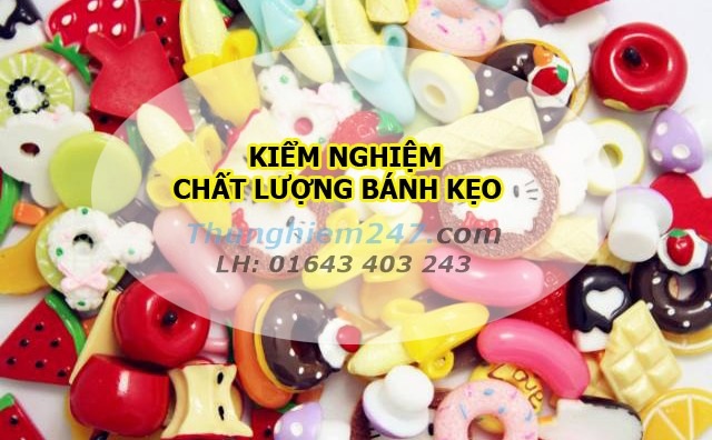 kiểm nghiệm chất lượng bánh kẹo