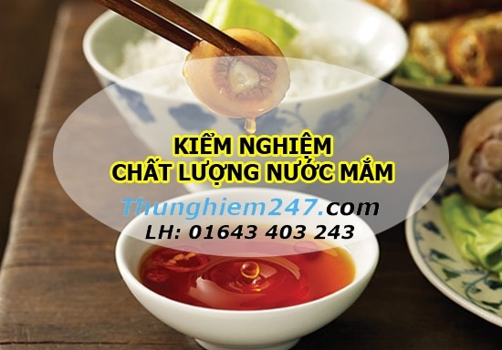 Kiểm nghiệm chất lượng nước mắm