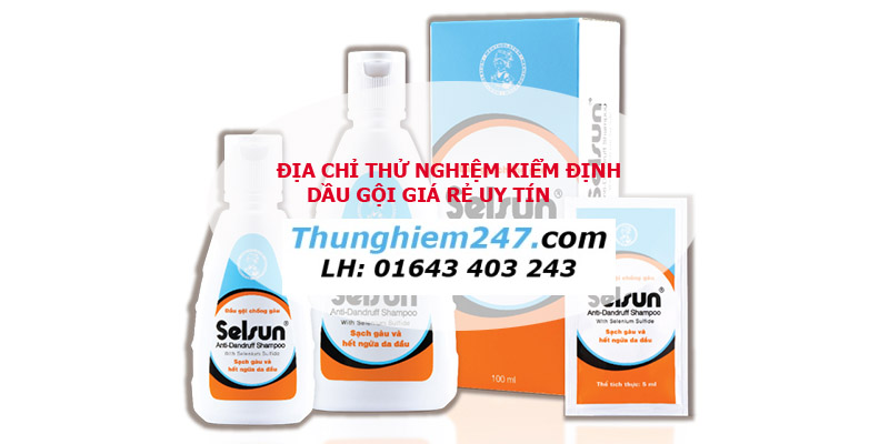 Kiểm nghiệm dầu gội giá rẻ nhanh chóng